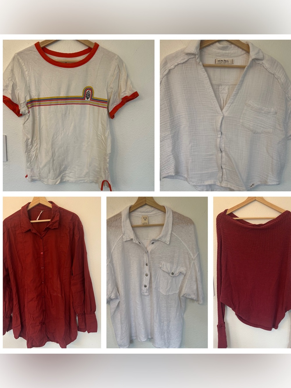 Free People Top Bundle - 5 Pieces